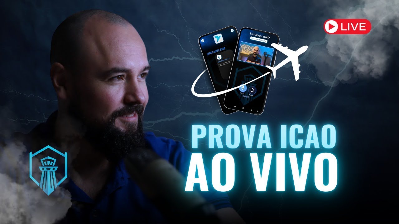 Prova ICAO ao vivo com examinador #5