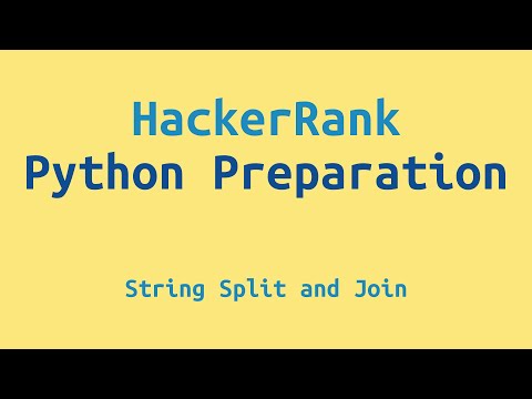 15 Hackerrank Python Preparation String Split And Join Challenge Solution
