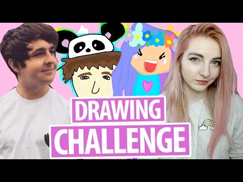 Drawing YouTuber Fan Art Challenge!
