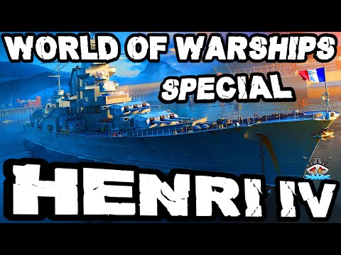 Henri IV FR/T10 Kreuzer im Special *Fraaankreeeischhh* ⚓️ in World of Warships 🚢 #worldofwarships