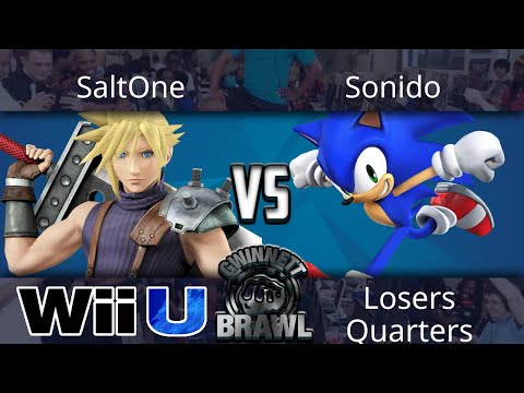 Gwinnet Brawl Sep 2017 - SaltOne (Cloud) vs Sonido (Sonic) - Smash 4 Losers Quarters
