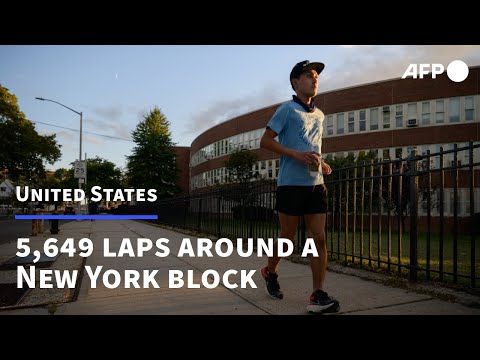 World's longest race? 3,100 miles around a New York block | AFP