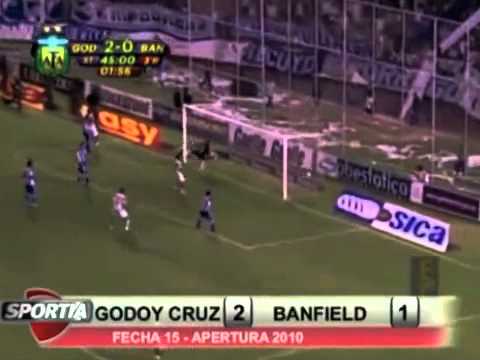 Gabriel Mendez - Banfield vs Godoy Cruz - Apertura 2010