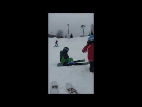 skiing in krydsby ep 2 (short video)