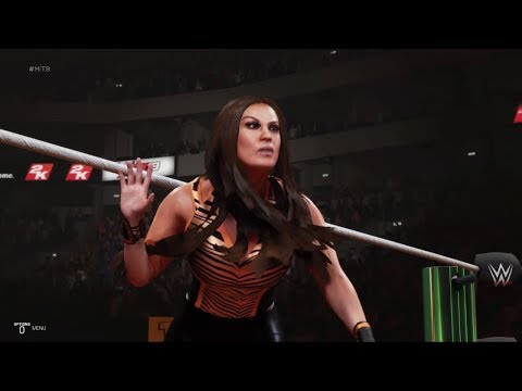 WWE 2K19 - Maryse, Tamina, and Alicia Fox VS Melina, Natalya, and Gail Kim