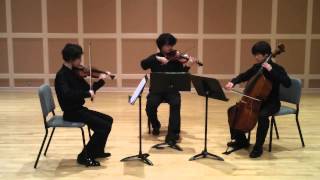 Mercure Trio plays Paul de Wailly Six Pieces - mvt.1 Romance