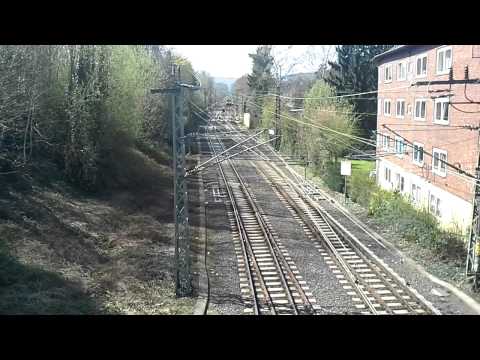 Einfahrt eines belgischen Triebwagen in Aachen HBF1