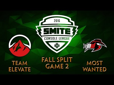 SMITE Console League NA Fall Split Week 2 - Team Elevate vs. Most Wanted (Game 2)