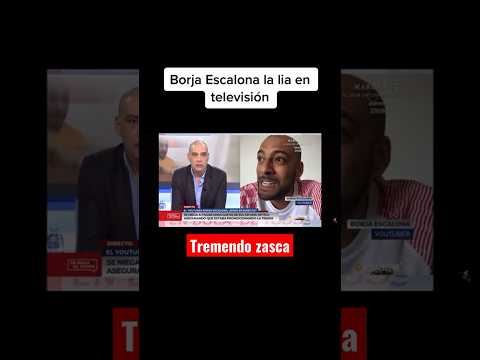 BORJA ESCALONA HACE EL RIDÍCULO EN TELEVISIÓN💥😮‍💨