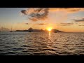 Sunset a Tahiti