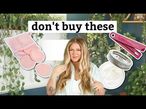 sustainable + zero waste swaps that are NOT worth it