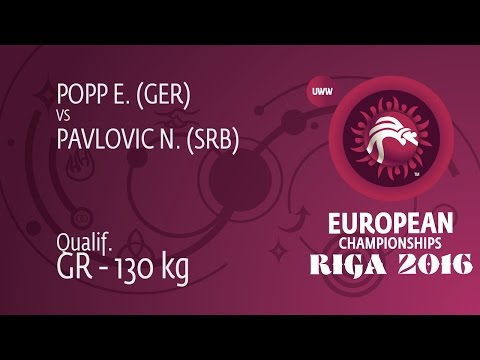 Qual. GR - 130 kg: E. POPP (GER) df. N. PAVLOVIC (SRB), 6-2
