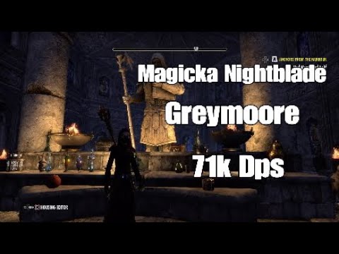 Magicka NightBlade Greymoore 71K DPS