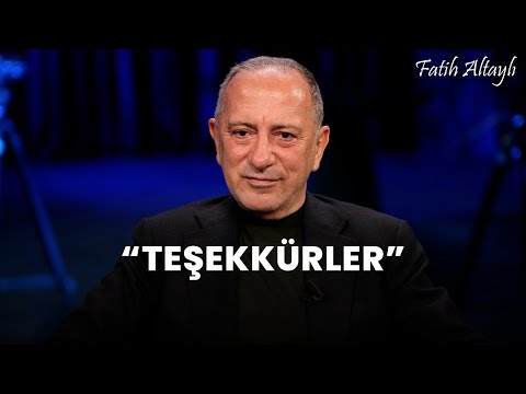 Fatih Altaylı: "Teşekkürler"