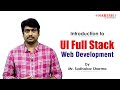 Introduction to UI Full Stack Web Development | Naresh IT