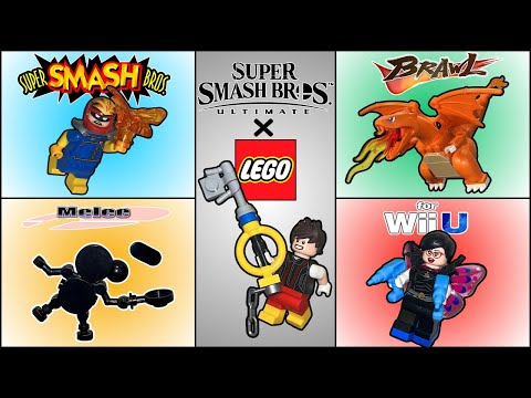 I Built ALL 90 Super Smash Bros. Characters in LEGO!