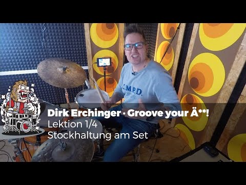 Stockhaltung (Teil2) am Schlagzeug - Drumtrainer Junior - Groove Your Ä**!