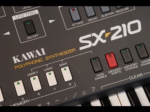 Kawai SX-210 Polyphonic Synthesizer Demo