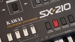 Video thumbnail for Kawai SX-210 Polyphonic Synthesizer Demo by zibbybone