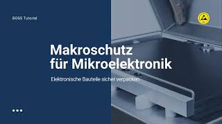 Vakuumverpackung – Bauteile ESD sicher