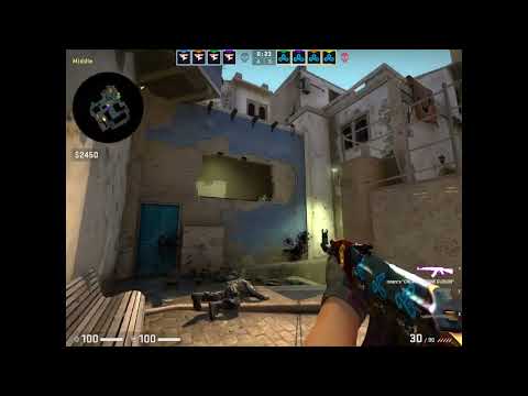 CSGO POV Cloud9 Ax1Le (27/13) vs FaZe (mirage) @ ESL Pro League Season 16