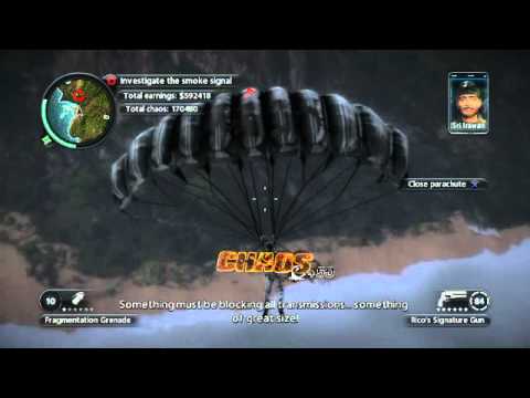 JC2- "LOST" island EMP close up