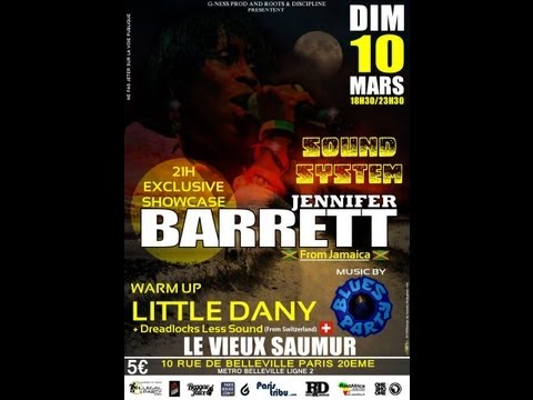 Teaser Jennifer Barrett Little Dany live Blues Party Early Days Dreadlocksless sounds 10mars2k13