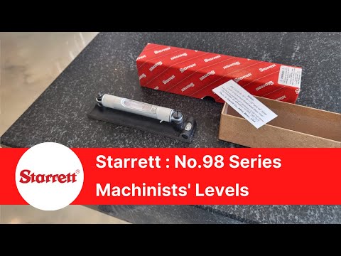 Starrett Machinists' Levels No.98 Series (98-6)