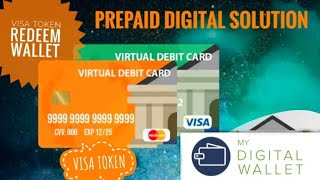 Visa Wallet || How to redeem visa token and sign-up into Prepaiddigitalsolutions wallet |