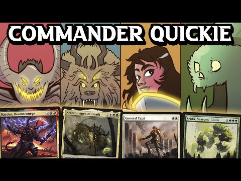 Zubera Storm vs. Kardur Reanimate vs. Nethroi Sacrifice vs. Sekki Combo | Commander Quickie