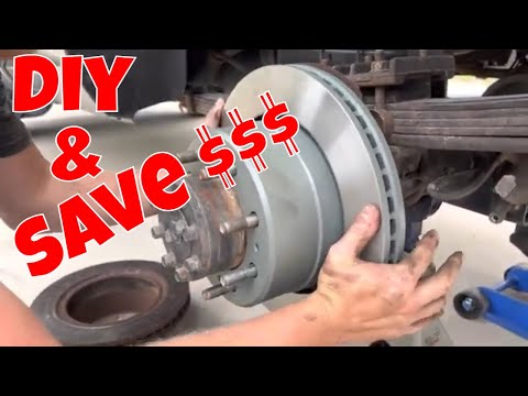 How To Change Rear Brake Pads And Rotors // Dodge Ram 2500 // 2011-2019
