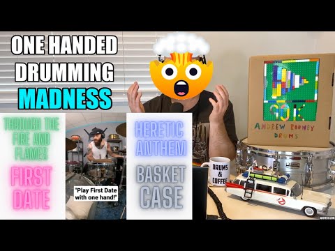 Drum Teacher Reacts: EL ESTEPARIO SIBERIANO | Playing the drums with ONE HAND? WTF!? (4 songs)