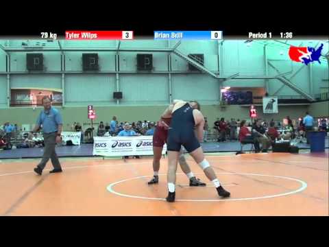 Tyler Wilps vs. Brian Brill at 2013 ASICS University Nationals - FS