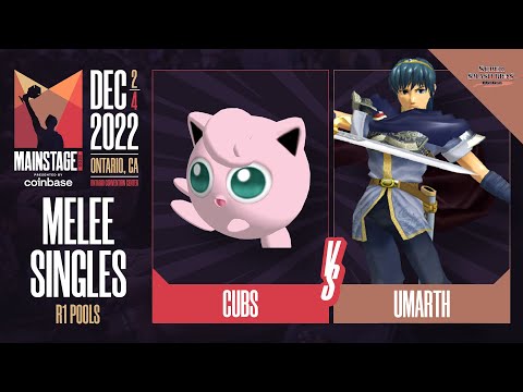 Cubs (Jigglypuff) vs Umarth (Marth) - Melee Singles Pools Winners Semi-Final  - Mainstage 2022