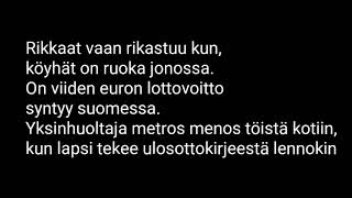 Mikael Gabriel + Vesa-Matti Loiri - Lennokki (Lyrics)