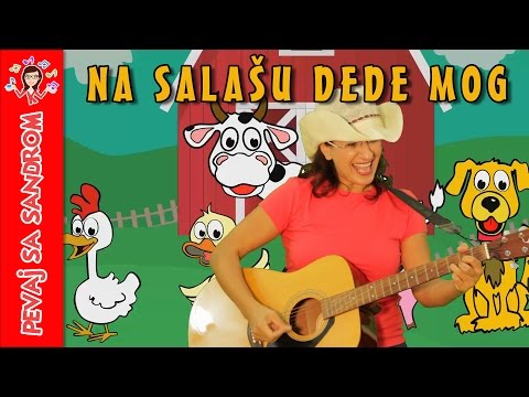 💖 Na salašu dede mog (Old McDonald Had a Farm) 💖 Pevaj sa Sandrom | Dečije pesme