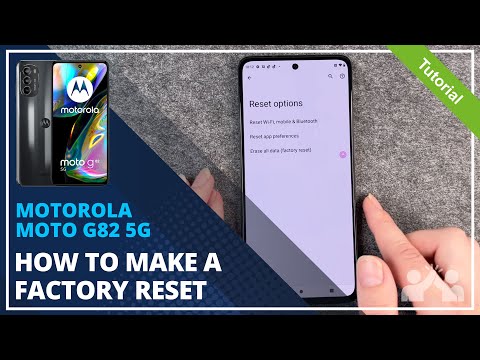 Motorola moto g82 5G - How to reset to factory settings • 📱 • 🅧 • ⏬ • | Tutorial