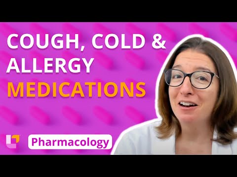 Expectorants, Mucolytics, Decongestants & Antihistamines - Pharmacology  - Respiratory |@LevelUpRN