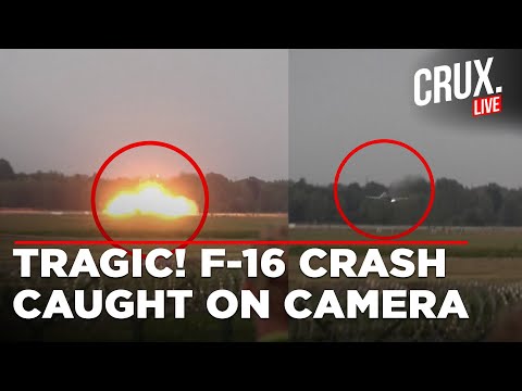 LIVE: Polish F-16 Crashes in Fiery Plunge During Airshow Rehearsal, Pilot Killed | Poland