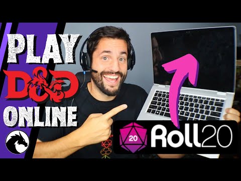 Beginners Guide to PLAY D&D ONLINE with Roll 20 and Discord