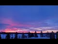 4K Relax With Nature Snowy Purple Sunrise Relaxing Piano