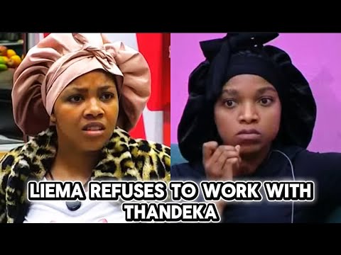 BIG BROTHER MZANSI 2026: LIEMA REFUSES TO BE THE ONE TO HOLD CONVERSATION WITH THANDEKA DURING TASK