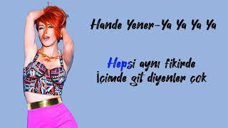 Hande Yener - Ya Ya Ya Ya (Lyrics/Sözleri)