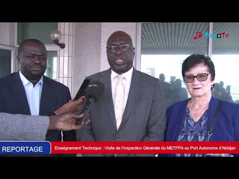 Enseignement Technique : Visite de l’Inspection Générale du METFPA au Port Autonome d’Abidjan