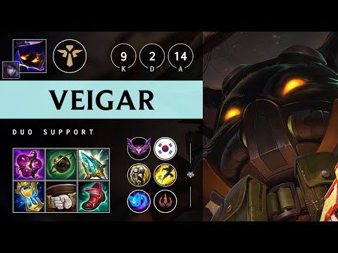 Veigar Support vs Rakan: Unstoppable - KR Master Patch 14.16