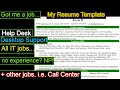 I got my job using this Resume for Help Desk and Desktop Support I got my job using this Resume for Help Desk and Desktop Support