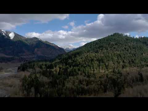2021 North Fork Nooksack River 4k Drone Footage