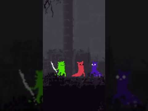 slugcats fight over spear | rainworld short