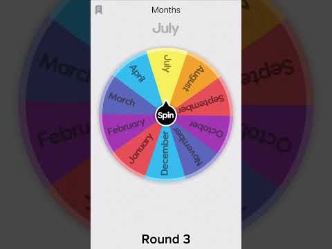 If it land on your birthday month you are out. Round 3 #spinthewheel