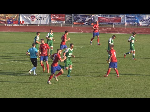 WISŁA SANDOMIERZ - WISŁOKA DĘBICA 1:1 (1:0) - FRAGMENTY MECZU I KOMENTARZE TRENERÓW